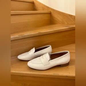 Elegant White Loafers for Women